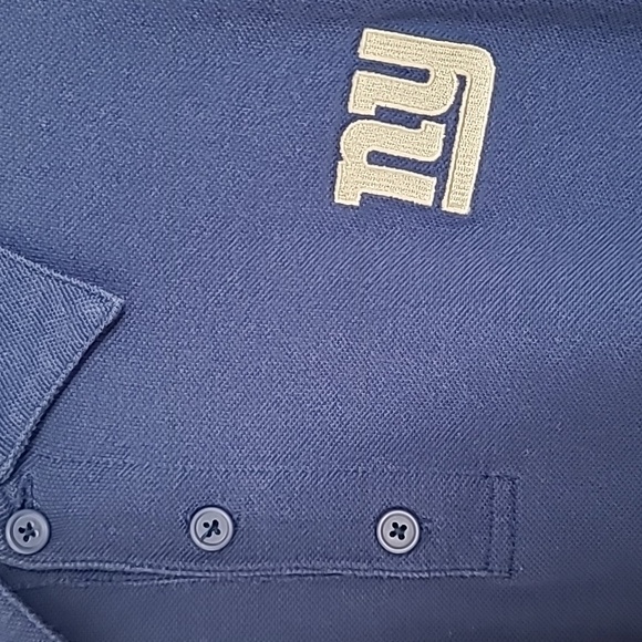 New York Giants Mens Polo Shirt Reebok Licensed NFL Team Apparel Size XL - Picture 5 of 15